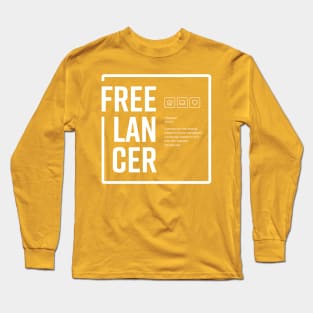 Freelancer – What does it actually mean (Light Edition) Long Sleeve T-Shirt